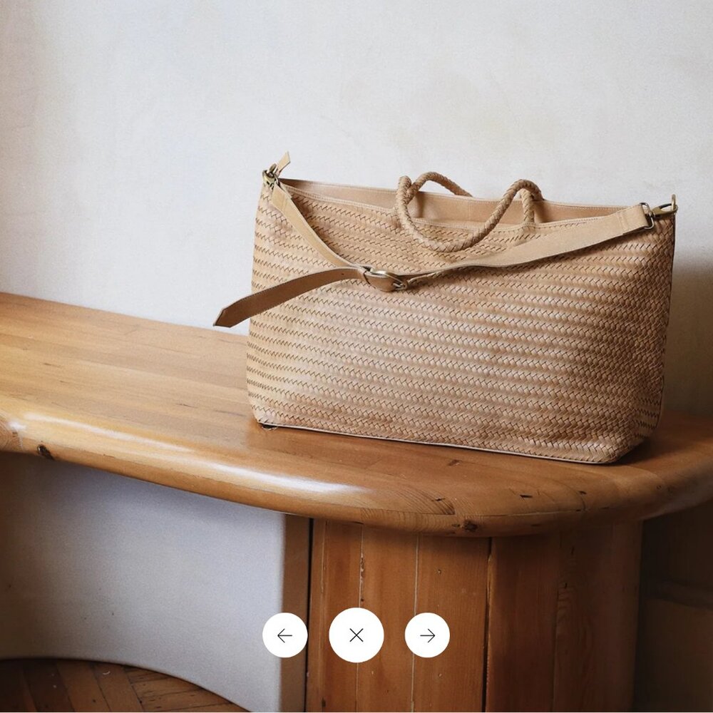 NWT Bembien Le Weekender in Caramel